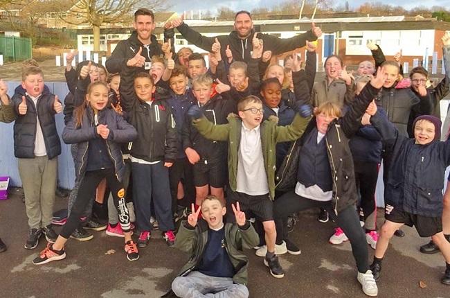 More information about "Shaun Brisley and Nicky Hunt visit Westglade Primary School as part of FITC-delivered project"