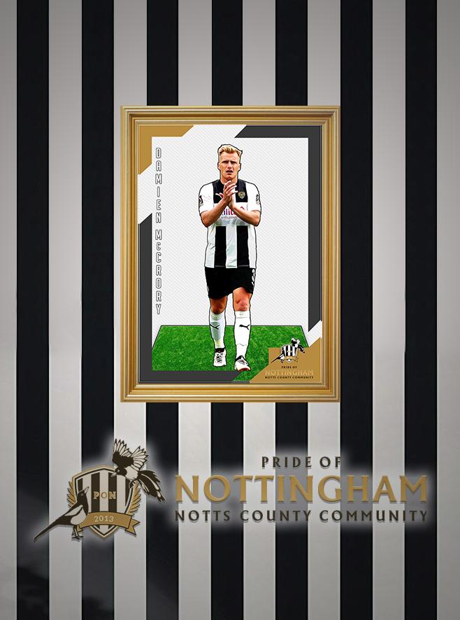 Damien McCrory 19/20 Notts County Pride of Nottingham print