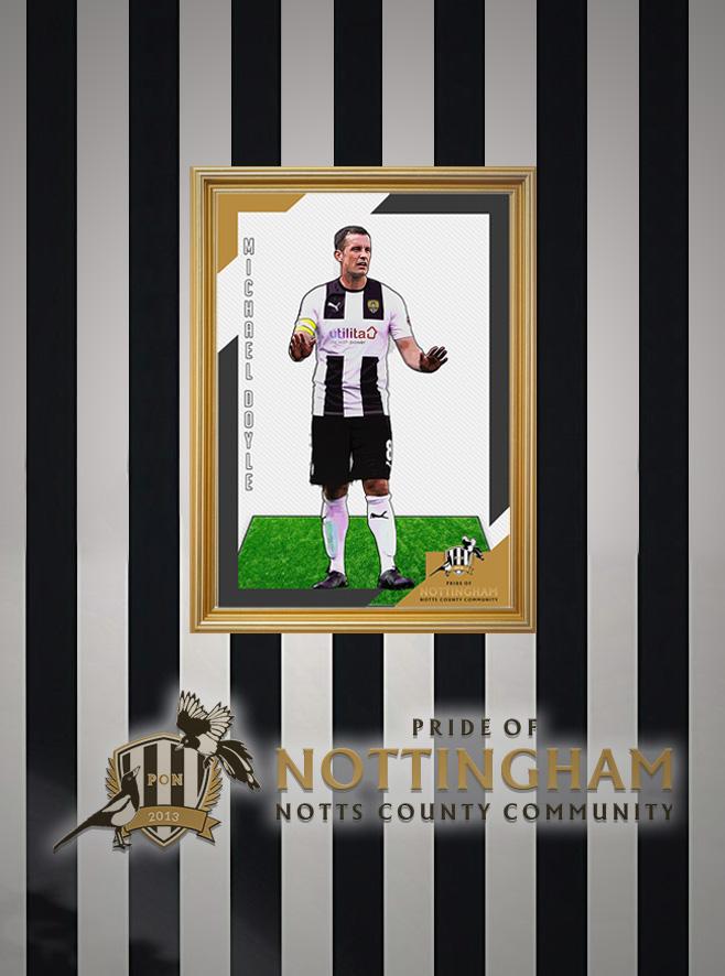 Michael Doyle 19/20 Notts County Pride of Nottingham print