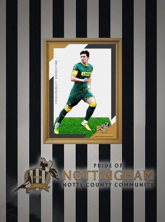 Alex Lacey 19/20 Notts County Pride of Nottingham print