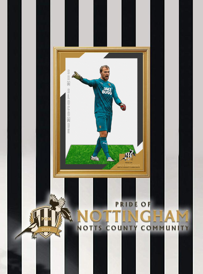 Sam Slocombe 20/21 Notts County Pride of Nottingham print