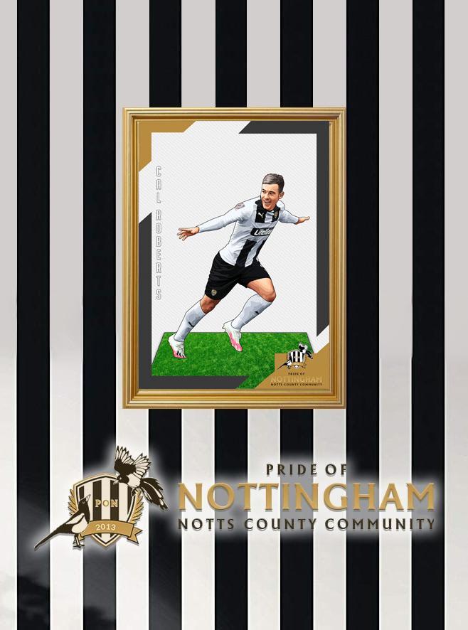 Cal Roberts 19/20 Notts County Pride of Nottingham print