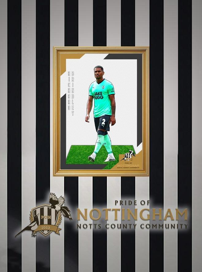 Richard Brindley 21/22 Notts County Pride of Nottingham print