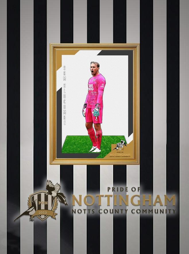 Sam Slocombe 21/22 Notts County Pride of Nottingham print