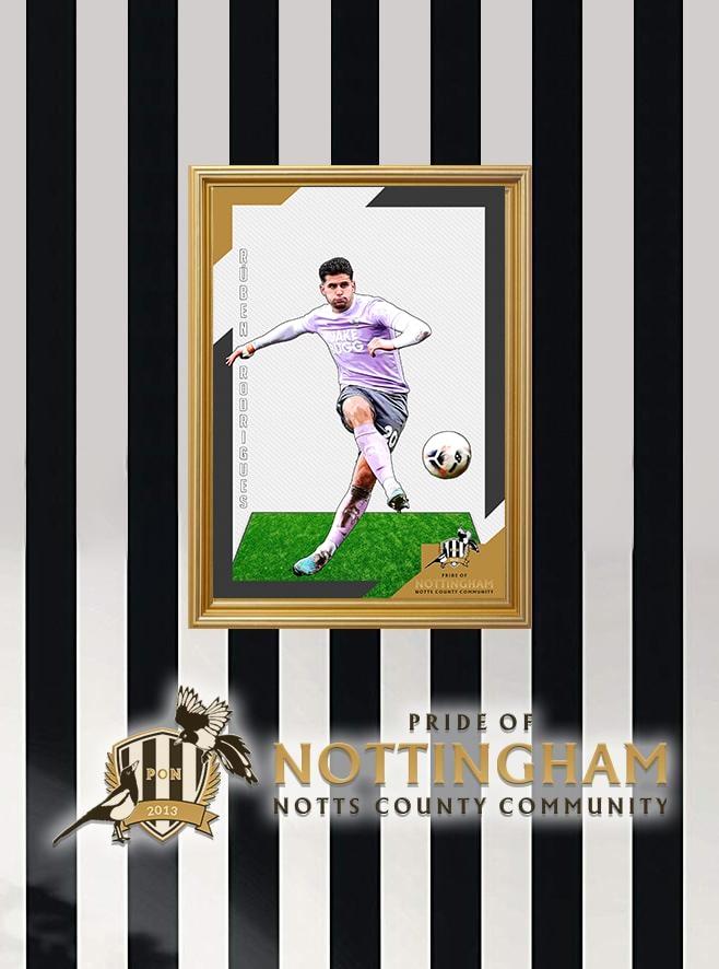 Ruben Rodrigues 22/23 Notts County Pride of Nottingham print