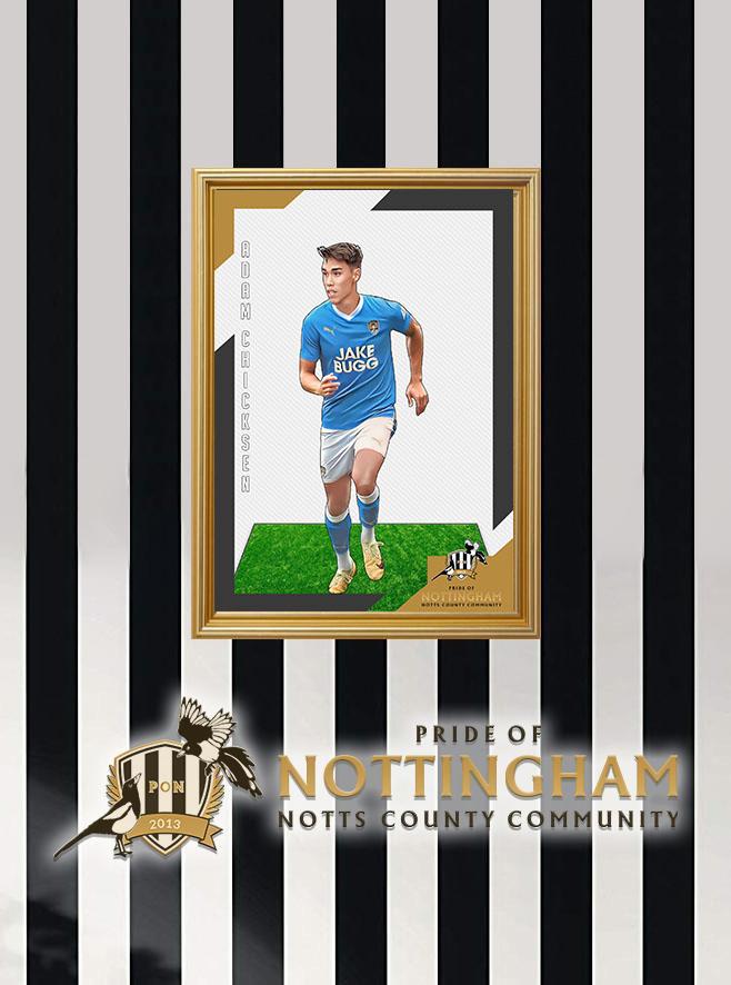 Adam Chicksen (Away) 23/24 Notts County Pride of Nottingham print