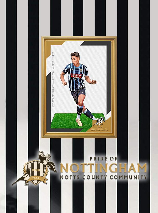 Adam Chicksen (Home) 23/24 Notts County Pride of Nottingham print