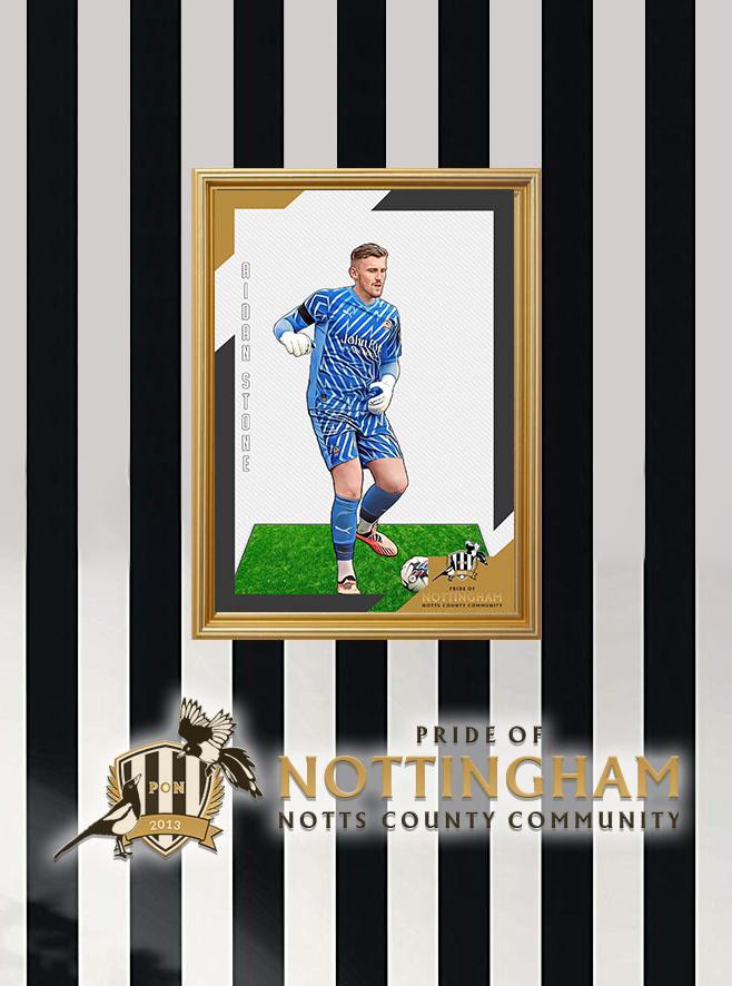 Aidan Stone (Home) 23/24 Notts County Pride of Nottingham print