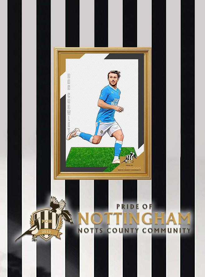 Dan Crowley (Away) 23/24 Notts County Pride of Nottingham print