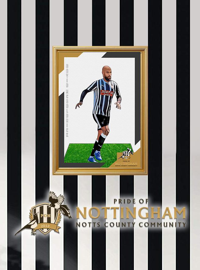 David McGoldrick (Home) 23/24 Notts County Pride of Nottingham print