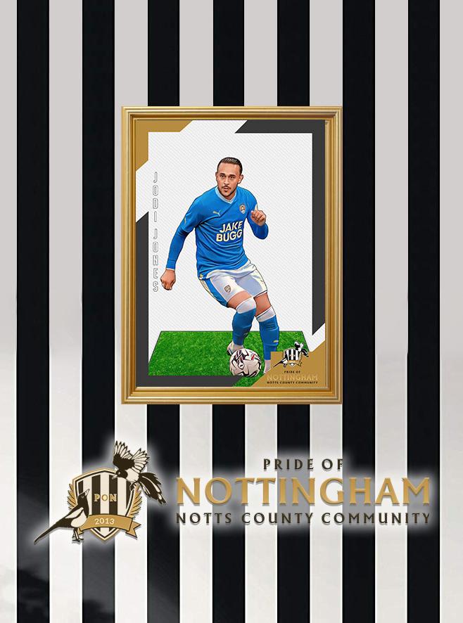 Jodi Jones (Away) 23/24 Notts County Pride of Nottingham print