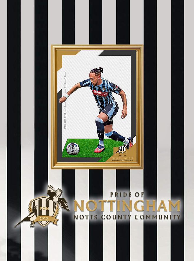 Jodi Jones (Home) 23/24 Notts County Pride of Nottingham print