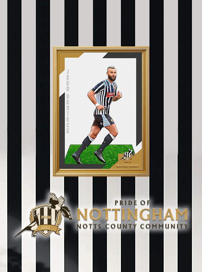 John Bostock (Home) 23/24 Notts County Pride of Nottingham print