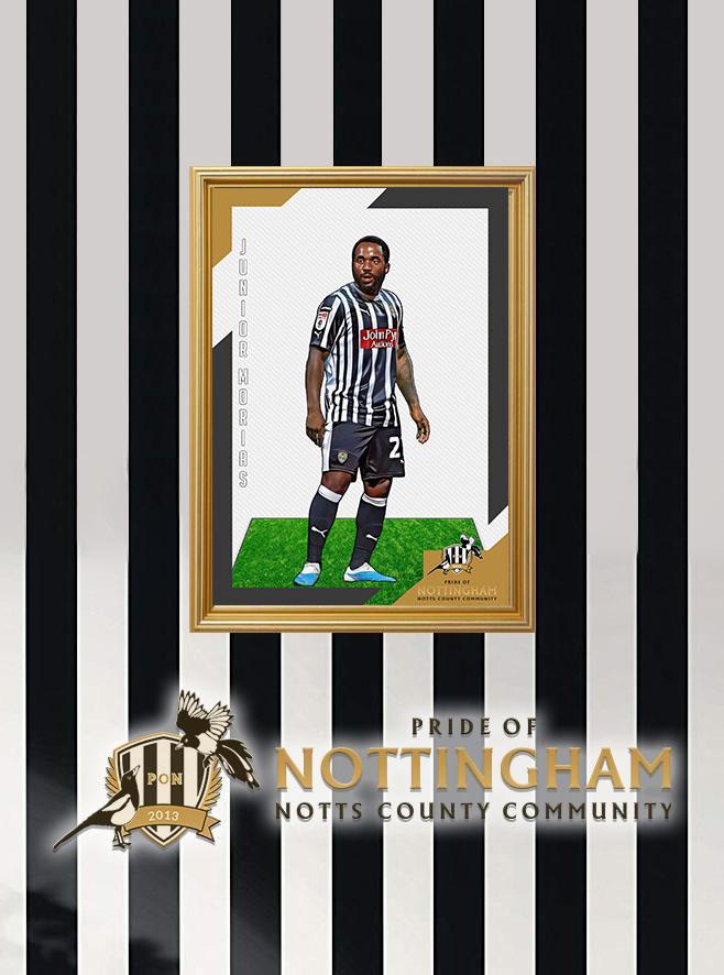 Junior Morias (Home) 23/24 Notts County Pride of Nottingham print