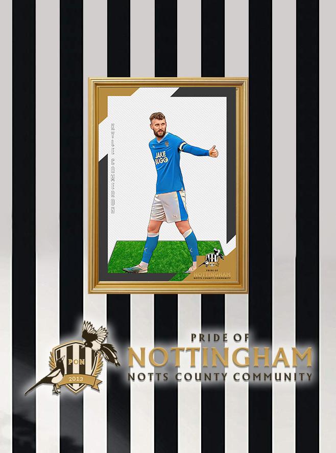 Kyle Cameron (Away) 23/24 Notts County Pride of Nottingham print