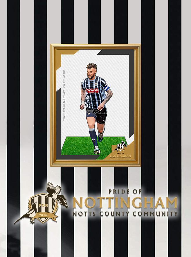 Kyle Cameron (Home) 23/24 Notts County Pride of Nottingham print