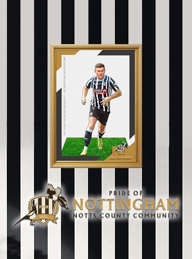 Macaulay Langstaff (Home) 23/24 Notts County Pride of Nottingham print