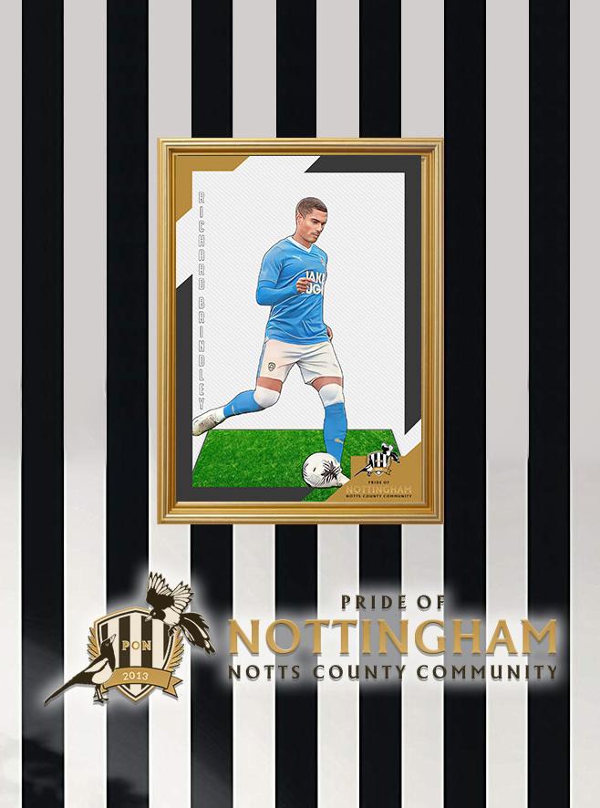 Richard Brindley (Away) 23/24 Notts County Pride of Nottingham print