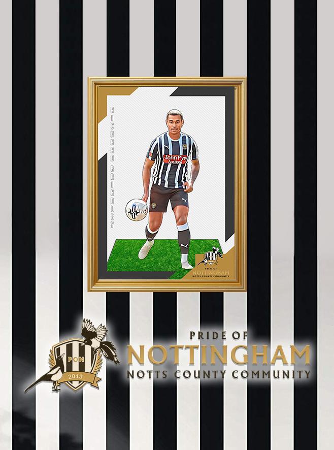 Richard Brindley (Home) 23/24 Notts County Pride of Nottingham print