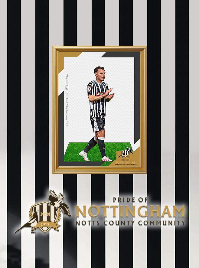 Sam Austin (Home) 23/24 Notts County Pride of Nottingham print