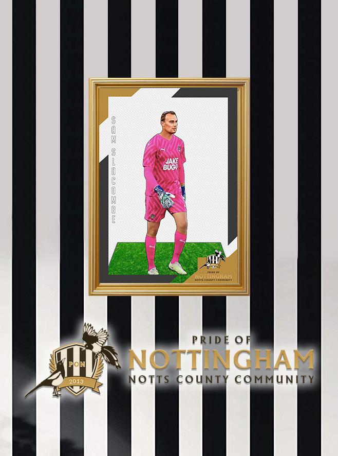 Sam Slocombe (Away) 23/24 Notts County Pride of Nottingham print