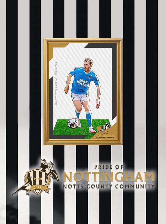 Sam Austin (Away) 23/24 Notts County Pride of Nottingham print